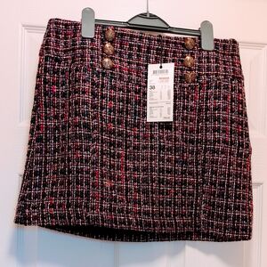 Mexx Multicolor Tweed Mini Skirt